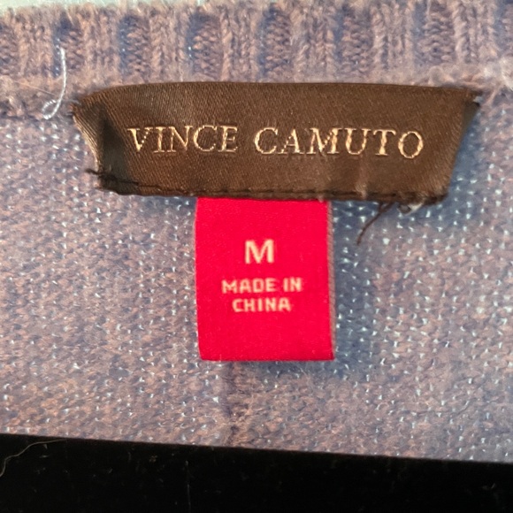 Vince Camuto Women's Light blue V-Neck Sweater - Picture 2 of 3